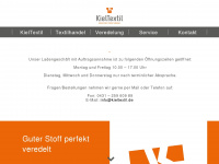 kieltextil.de Webseite Vorschau