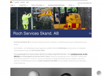 roch-services.se Webseite Vorschau
