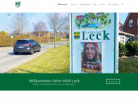 hgv-leck.de Webseite Vorschau