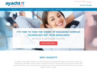 ayacht.com Webseite Vorschau