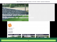 steinzaun.com Webseite Vorschau