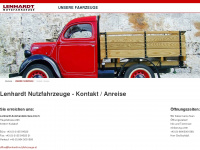 lenhardt-nutzfahrzeuge.at Webseite Vorschau