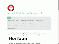 led-grow.ch Webseite Vorschau