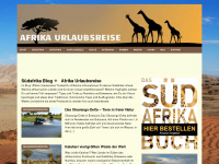 afrika-urlaubsreise.de Webseite Vorschau