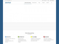 axinio.com Webseite Vorschau