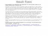 small-town.de Webseite Vorschau