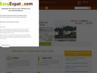 easyexpat.com Webseite Vorschau