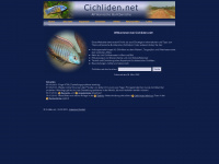 cichliden.net Webseite Vorschau