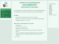 therapiezentrum-jochimshof.de Webseite Vorschau