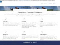 golfreisen.org Webseite Vorschau