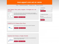 mon-appart.com Webseite Vorschau
