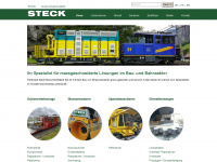 steck.ch Webseite Vorschau