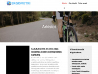 ergometri.fi Webseite Vorschau
