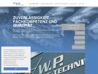 wp-cnc-technik.de Webseite Vorschau