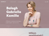 baloghkamilla.hu Webseite Vorschau