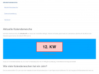 aktuelle-kw.de Webseite Vorschau