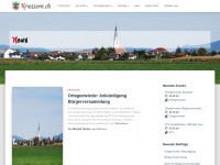 kriessern.ch Webseite Vorschau
