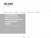 studer-vinothek.ch Webseite Vorschau