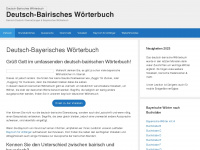 deutsch-bairisch.de Webseite Vorschau