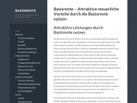 basisrenten.net Webseite Vorschau