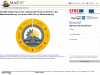 maz-mhl.de Webseite Vorschau