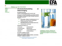 efa-chemie.nl Webseite Vorschau