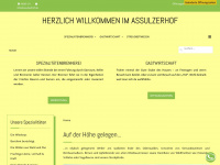 assulzerhof.de Webseite Vorschau