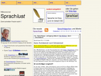 sprachlust.ch Webseite Vorschau