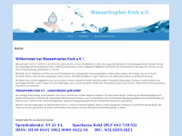 wassertropfen-kork.de Webseite Vorschau