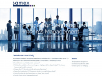 samex.ch Webseite Vorschau
