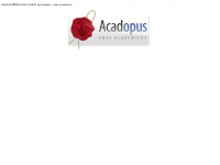 acadopus.de Webseite Vorschau