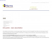 makler-harms.de Webseite Vorschau