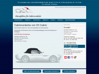 ck-cabrio.de Webseite Vorschau