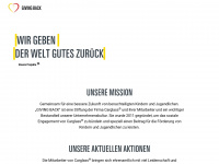 giving-back.de Webseite Vorschau