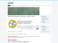isvhr.ch Webseite Vorschau