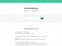 pistolenklub.info Webseite Vorschau
