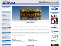 eucap2012.org Webseite Vorschau