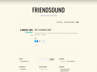 friendsound.wordpress.com Webseite Vorschau