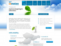 inmeteo.cz Webseite Vorschau