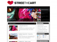 streetheart.dk Webseite Vorschau