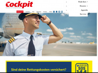 cockpit.aero Webseite Vorschau