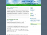 transaktionssteuer.com Webseite Vorschau