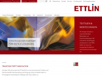 ettlin-textiles.de Webseite Vorschau