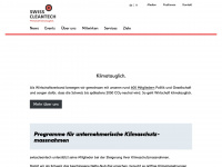 swisscleantech.ch Webseite Vorschau