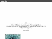 escribo.ch Webseite Vorschau