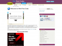 htmlfreecodes.com Thumbnail