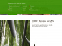 moso-bamboo.com Webseite Vorschau