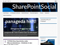 sharepointsocial.de Webseite Vorschau