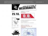 weserrakete.blogspot.com Webseite Vorschau