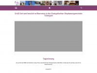 ev-stephanusgemeinde-tuebingen.de Webseite Vorschau